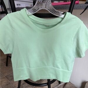 Aerie Light Green Crop Top
